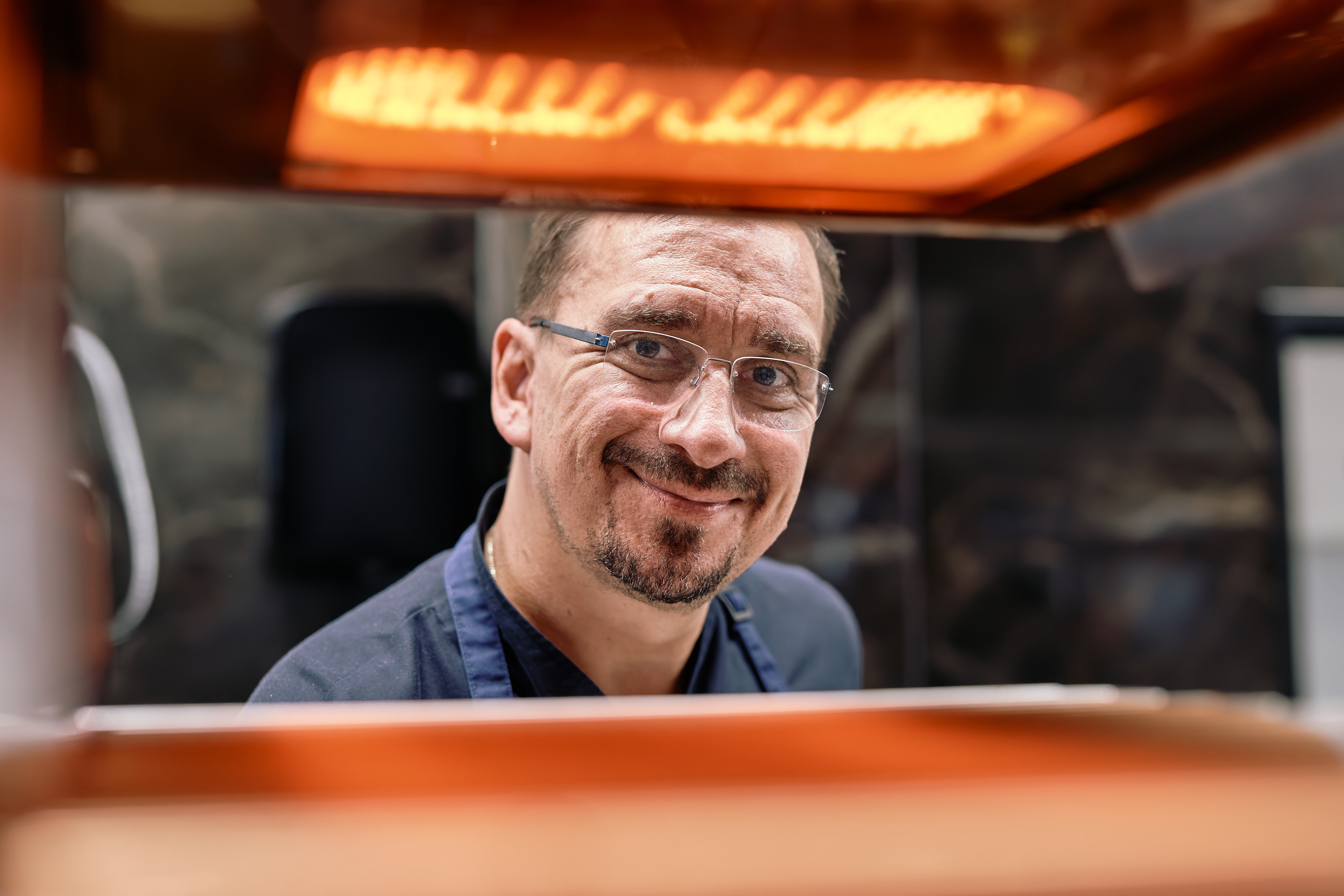 Chef in de keuken