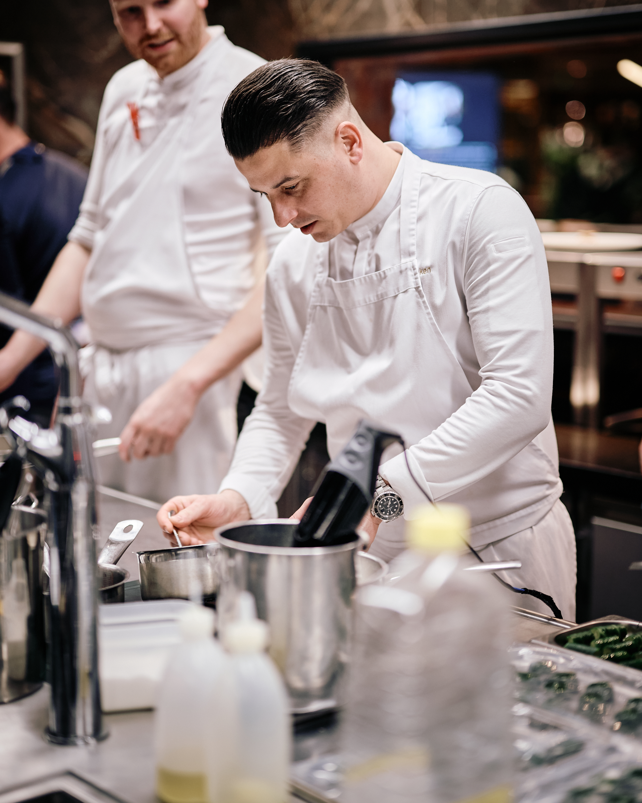 Chef aan het werk